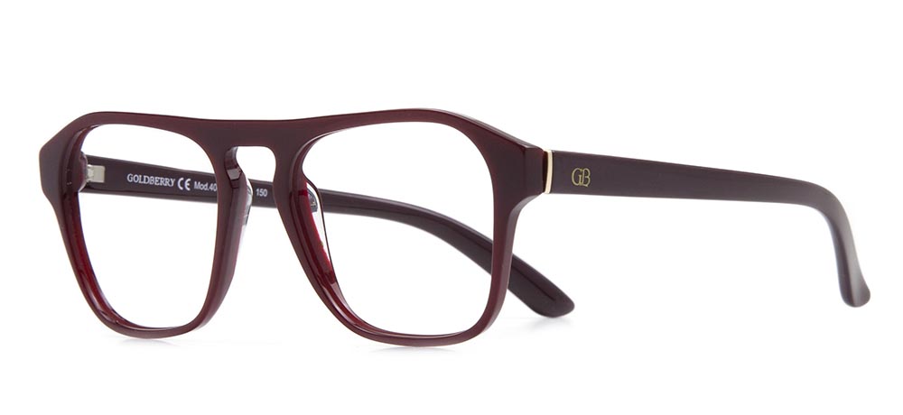 GOLDBERRY Eyeglasses Teenage Man,Woman,Unisex Geometrical Full-Rimmed Acetate Unfiltered GB 4004-C.03